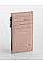 Nude Pink Matte PU Card Holder