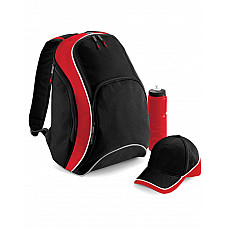 Black/Classic Red/White Teamwear Backpack