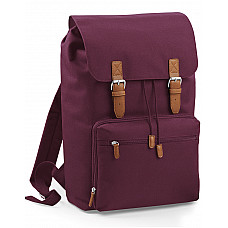 Burgundy Vintage Laptop Backpack