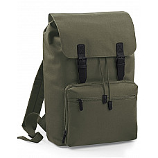 Olive/Black Vintage Laptop Backpack