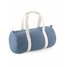 Light Denim Denim Barrel Bag