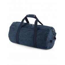 Vintage Oxford Navy  Vintage Canvas Barrel Bag