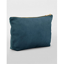 Blue Topaz Velvet Accessory Bag