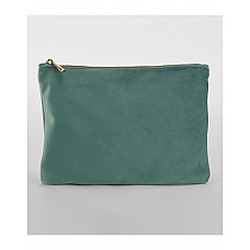 Jade Velvet Accessory Pouch