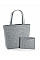 Grey Melange Felt Shopper