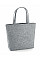 Grey Melange Felt Shopper