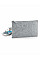 Grey Melange Felt Accessory Pouch