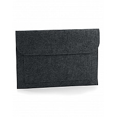 Charcoal Melange Felt Laptop/Document Slip