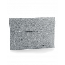 Grey Melange Felt Laptop/Document Slip