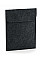 Charcoal Melange Felt iPad Slip