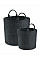 Charcoal Melange Felt Trug