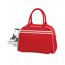 Classic Red/White Retro Bowling Bag