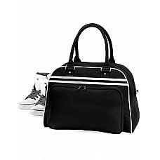 Black/White Retro Bowling Bag