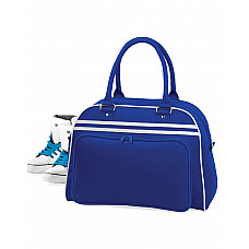 Bright Royal/White Retro Bowling Bag