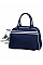 French Navy/White Retro Bowling Bag