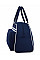 French Navy/White Retro Bowling Bag