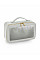 Soft Grey Boutique Clear Window Travel Case