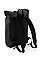 Black Tarp Roll-Top Backpack