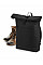 Black Roll-Top Backpack