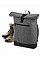 Grey Marl/Black Roll-Top Backpack