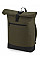 Military Green Roll-Top Backpack