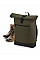 Military Green Roll-Top Backpack