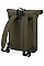 Military Green Roll-Top Backpack