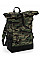 Jungle Camo/ Black Block Roll-Top Backpack