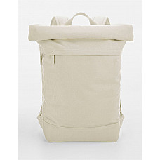 Beige Simplicity Roll Top Backpack