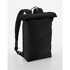 Black Simplicity Roll-Top Backpack Lite