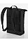 Black Simplicity Roll-Top Backpack Lite