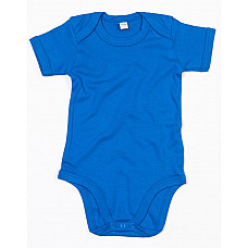 Organic Cobalt Blue Baby Bodysuit