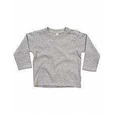 Heather Grey Melange Baby Long Sleeve T