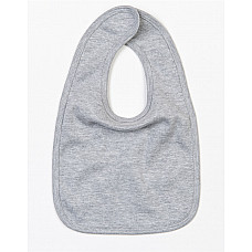 Heather Grey Melange Baby Bib