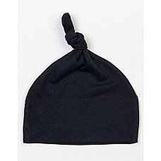 Black Baby One Knot Hat