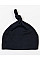 Black Baby One Knot Hat