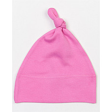 Bubble Gum Pink Baby One Knot Hat