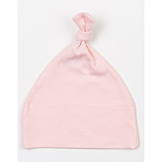 Powder Pink Baby One Knot Hat