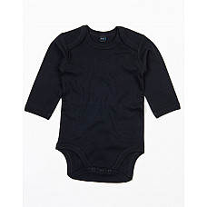 Black Baby Long Sleeve Bodysuit