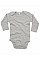 Heather Grey Melange Baby Long Sleeve Bodysuit