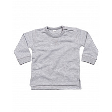 Heather Grey Melange Baby Sweatshirt