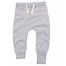 Heather Grey Melange Baby Sweatpants