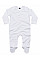 White Baby Sleepsuit with Scratch Mitts