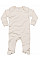 Organic Natural Baby Sleepsuit with Scratch Mitts