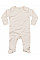 Organic Natural Baby Sleepsuit with Scratch Mitts