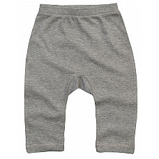 Heather Grey Melange Baby Leggings