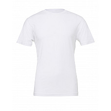 White Canvas Unisex Jersey Short Sleeve Tee