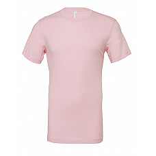 Soft Pink Canvas Unisex Jersey Short Sleeve Tee