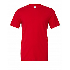 Red Canvas Unisex Jersey Short Sleeve Tee