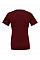 Maroon Canvas Unisex Jersey Short Sleeve Tee